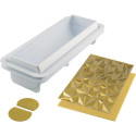 Diamond Bûche Silikomart kit stampo per semifreddi tronchetto diamante