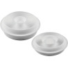 Kit Eternity 1800 Silikomart: diametro 22 cm, altezza 7,2 cm stampo ed inserto in silicone bianco Kit Eternity 1800 Silikomart: diametro 22 cm, altezza 7,2 cm stampo ed inserto in silicone bianco