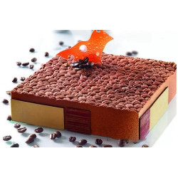 Coffee Mat Silikomart: tappeto in silicone bordato di dimensioni 60x40 cm per decori tema caffè