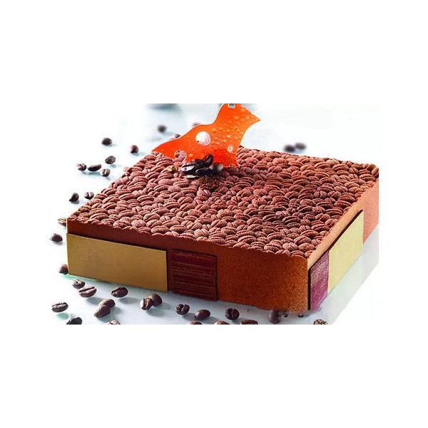 Coffee Mat Silikomart: tappeto in silicone bordato di dimensioni 60x40 cm per decori tema caffè