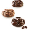 Stampo Cocoa 35 stampo in silicone per 8 forme Fave di Cacao di ø7 cm di Silikomart