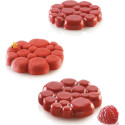 Stampo o kit Paradis Silikomart per mini mousse o crostatine da 8 cm