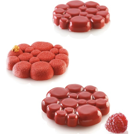 Stampo Paradis 37 Silikomart stampo in silicone bianco per 6 forme Paradis da 7 cm Stampo Paradis 37 Silikomart stampo in silicone bianco per 6 forme Paradis da 7 cm