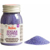 Cristalli di Zucchero Viola glitterato, in barattolo da 100 g di Decora. Cristalli di Zucchero Viola glitterato, in barattolo da 100 g di Decora.