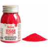 Zucchero glitterato rosso Decora cristalli di zucchero rosso 100 g