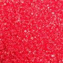Zucchero glitterato rosso Decora cristalli di zucchero rosso 100 g
