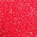 Zucchero glitterato rosso Decora cristalli di zucchero rosso 100 g