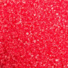 Zucchero glitterato rosso Decora cristalli di zucchero rosso 100 g