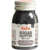 Zucchero glitterato nero Decora cristalli di zucchero nero 100 g Zucchero glitterato nero Decora cristalli di zucchero nero 100 g