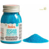Cristalli di Zucchero Arancio glitterato, in barattolo da 100 g di Decora.