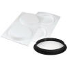 Kit Tarte Ring Round 15 cm Silikomart: stampo in silicone e due anelli microforati per crostate e torte da 15 cm Kit Tarte Ring Round 15 cm Silikomart: stampo in silicone e due anelli microforati per crostate e torte da 15 cm
