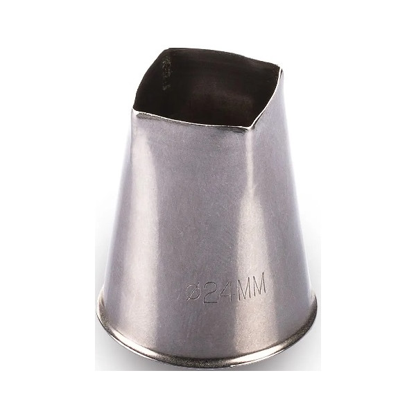 Bocchetta foro quadrato 15x20 mm in acciaio inox da Silikomart