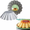 Stampo babà o budino medio a margherita senza tubo Decora ø11/ø20xh7 cm in acciaio antiaderente Stampo babà o budino medio a margherita senza tubo Decora ø11/ø20xh7 cm in acciaio antiaderente