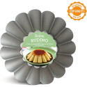 Stampo babà o budino medio a margherita senza tubo Decora ø11/ø20xh7 cm in acciaio antiaderente