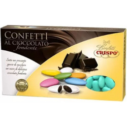 Confetti verde Tiffany al cioccolato fondente da 1 kg Crispo