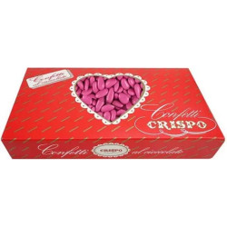 Confetti fucsia al cioccolato fondente da 1 kg Crispo