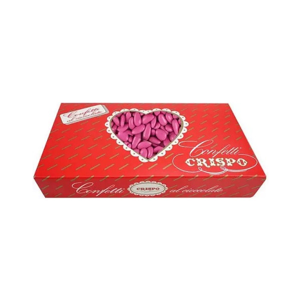 Confetti fucsia al cioccolato fondente da 1 kg Crispo