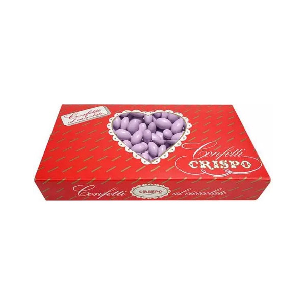Confetti lilla al cioccolato fondente da 1 kg di Crispo