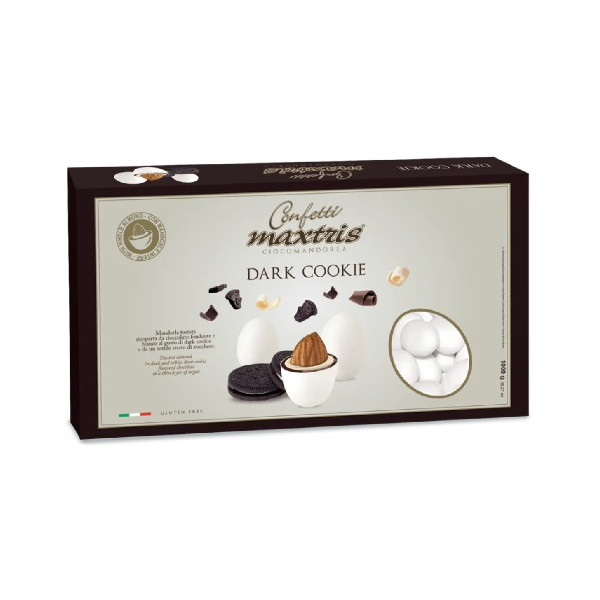 Maxtris Dark Cookie confetti bianchi 1 Kg