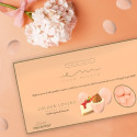 Maxtris Nuance Pesca Enzo Miccio gusto torta Cheescake, confetti arancioni Maxtris