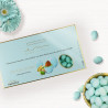 Maxtris Nuance Tiffany o Acqua Marina Enzo Miccio, gusto pistacchio, confetti verdi al pistacchio