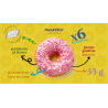 Maxtris Donuts Fragola 6 ciambelle rosa da 35 g Maxtris Donuts Fragola 6 ciambelle rosa da 35 g