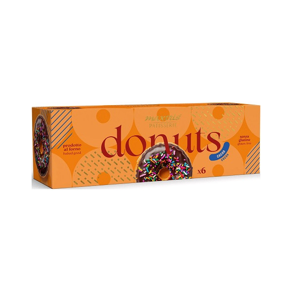 Maxtris Donuts Cacao  6 ciambelle marroni da 35 g