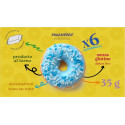 Maxtris Donuts Vaniglia 6 ciambelle celesti da 35 g