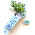 Maxtris Donuts Vaniglia 6 ciambelle celesti da 35 g imbustate singolarmente