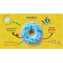 Maxtris Donuts Vaniglia 6 ciambelle celesti da 35 g imbustate singolarmente