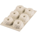 Mini intreccio Silikomart stampo in silicone per ciambelline di diametro 8 cm