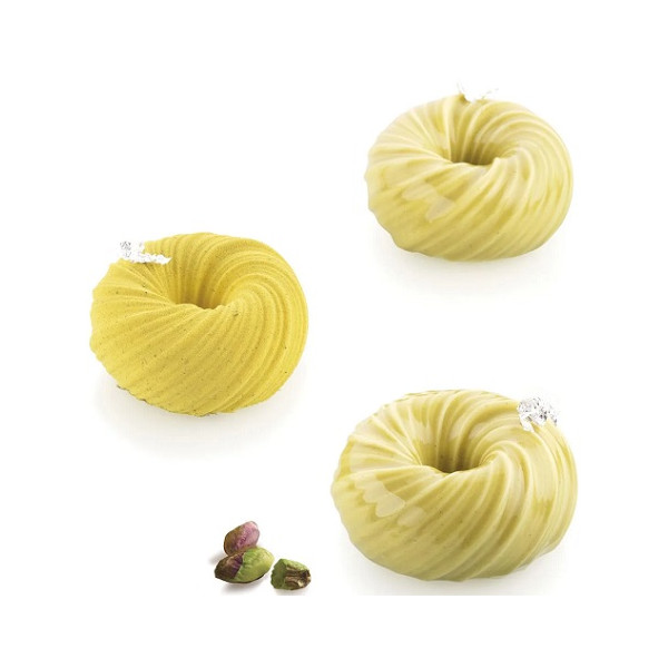 Intreccio 105 Silikomart stampo in silicone per ciambelline di diametro 7,5 cm