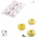 Intreccio 105 Silikomart stampo in silicone per ciambelline di diametro 7,5 cm