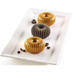 Mini Raggio Silikomart stampo in silicone per 6 ciambelline 3D di ø67 h 33 mm
