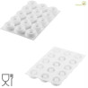 Oblio 30 ml Silikomart stampo ciambelline in silicone bianco di ø50 h 20 mm Oblio 30 ml Silikomart stampo ciambelline in silicone bianco di ø50 h 20 mm