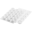 Oblio 30 ml Silikomart stampo ciambelline  in silicone bianco di ø50 h 20 mm