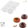 Oblio 95 ml Silikomart stampo ciambelline in silicone bianco di ø75 h 30 mm Oblio 95 ml Silikomart stampo ciambelline in silicone bianco di ø75 h 30 mm