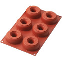 Donuts Silikomart stampo ciambelline in silicone ø75/25 h28 mm