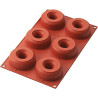 Donuts Silikomart stampo ciambelline in silicone ø75/25 h28 mm