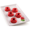 Mini donuts Silikomart stampo ciambelline in silicone ø45/15 h18 mm Mini donuts Silikomart stampo ciambelline in silicone ø45/15 h18 mm