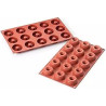 Mini donuts Silikomart stampo ciambelline in silicone ø45/15 h18 mm Mini donuts Silikomart stampo ciambelline in silicone ø45/15 h18 mm