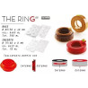 Kit The Ring Silikomart per dolce a ciambella con 2 stampi silicone Ø 85/50 h 18 mm e cutter Kit The Ring Silikomart per dolce a ciambella con 2 stampi silicone Ø 85/50 h 18 mm e cutter