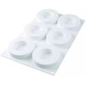 Kit The Ring Silikomart per dolce a ciambella con 2 stampi silicone Ø 85/50 h 18 mm e cutter