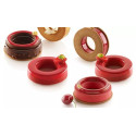 Kit The Ring Silikomart per dolce a ciambella con 2 stampi silicone Ø 85/50 h 18 mm e cutter