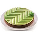 Kit Tarte Grafique Silikomart stampo in silicone con anello tondo microforato per crostata o torta grafica
