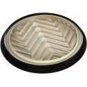 Kit Tarte Grafique Stampo Silicone tema linee grafiche con Anello Tondo di Silikomart