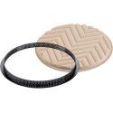 Kit Tarte Grafique Silikomart stampo silicone con anello microforato per crostata grafica da 25 cm
