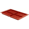 Waffel Classic Silikomart stampo in silicone per 4 waffel 130x81 h 17 mm
