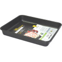 Teglia sfornatutto rettangolare bassa 29 x 25 cm h 4,5 cm in alluminio antiaderente da Vespa