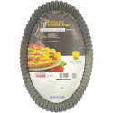 Forma crostata ovale con fondo rialzato Vespa alluminio antiaderente 33x22xh3,5 cm